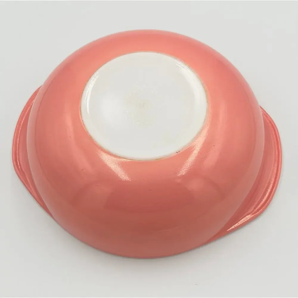 PYREX Flamingo Pink #024 Round 2QT Casserole Dish Mixing Bowl